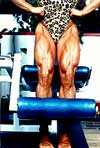 gina in gym legs